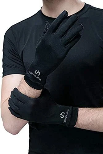 Arthritis Compression Gloves - Best Copper Gloves (1 Pair) for Rheumatoid Arthri - Picture 2 of 6