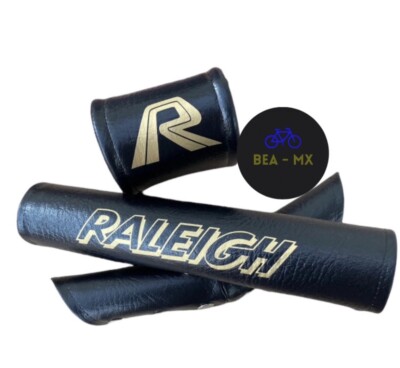 Raleigh Super Burner Mk1 Black Pad Set Vinyl With Poppers UK