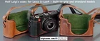 LUIGI CASE for LEICA,D-LUX5,D-Lux 5,D-Lux4,+12mm Deluxe STRAP,VERY LOWERED,DHL