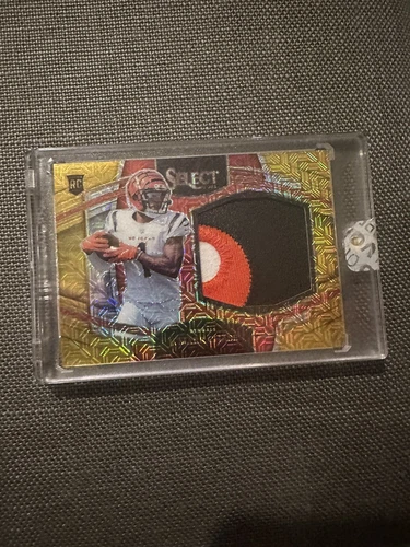 2021 Select Ja’marr Chase Gold 3 Color Patch 3/10 Bengals