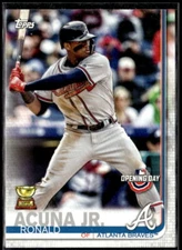 2019 Topps Opening Day #51 Ronald Acuna Rookie Cup