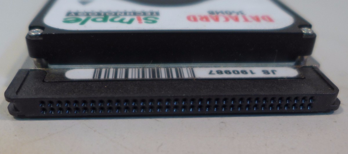Datacard 340 Vintage PCMCIA Hard Drive Card Model 8340PA | eBay