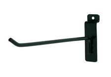 20 Slatwall Hooks -  12" inch black