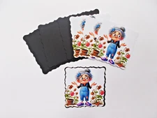 Set #  23    Matted Image with mats  Card Making