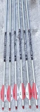 6MM FMJ ARROWS w/  ATLAS VANES & INSERTS