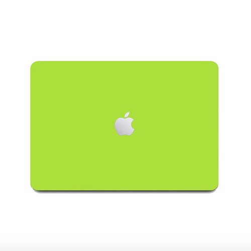 Neon Green Case PU Shell Cover For MacBook Air 13 MacBook Pro 13 14 15 16 inch - Picture 17 of 31