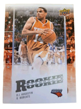 2008 Upper Deck Rookie Standouts RS-DA D J Augustin Charlotte Bobcats Card (C8. rookie card picture