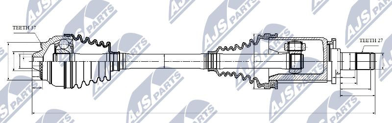 Arbre de transmission BMW 5er 6er : fin des vibrations au volant