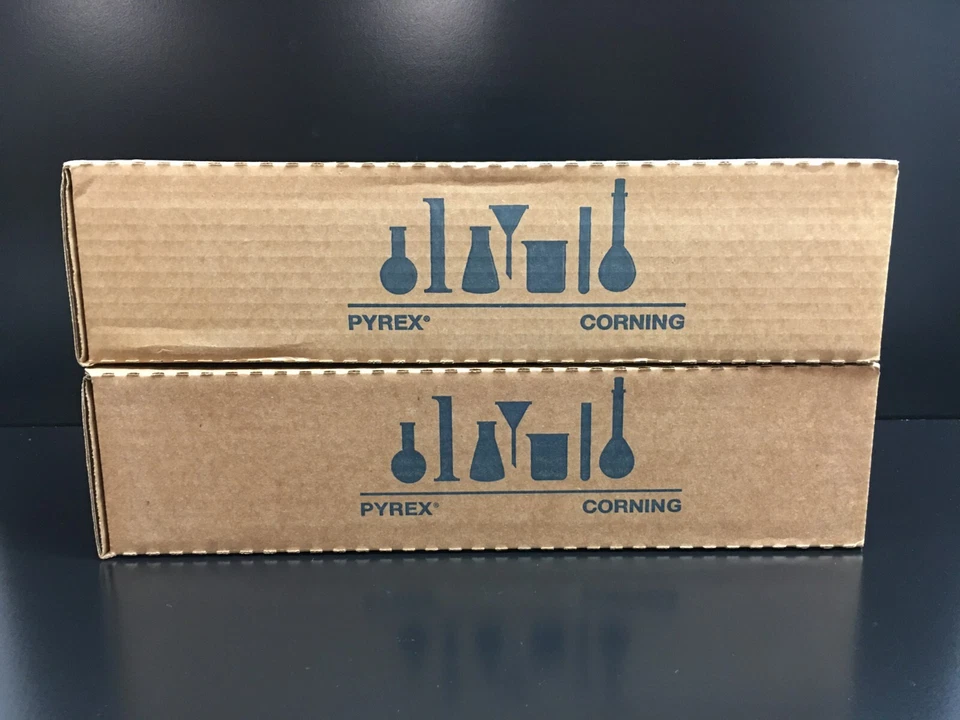 Lote 4 piezas Corning PYREX REF 3062-500 Cilindro Certificado Clase A 500 ml Foto 4 de 4