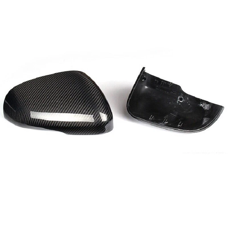 Reemplazo de cubierta de espejo retrovisor lateral de fibra de carbono para Jaguar XK XF XJ XKR XE 2011-2018 Foto 3 de 4