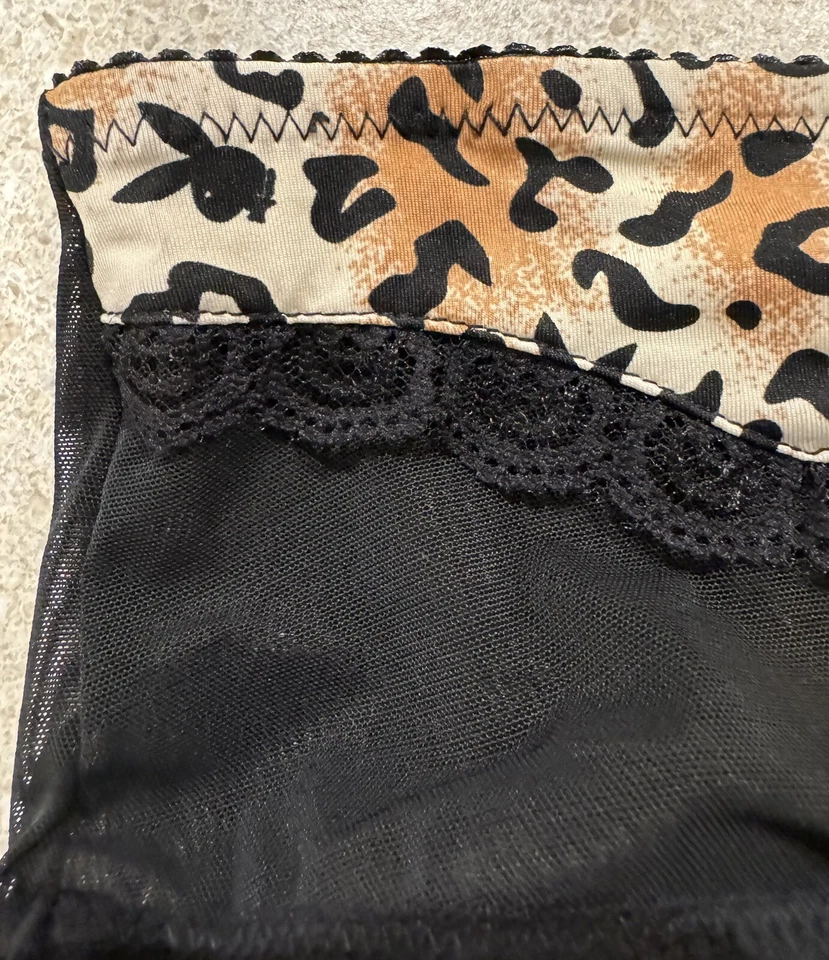 Трусики леопардовые женские/девичьи Playboy Playmate! 💯🔥 Прозрачный!!🥵Charm!!😊😊💕Средний - Изображение 3 из 4