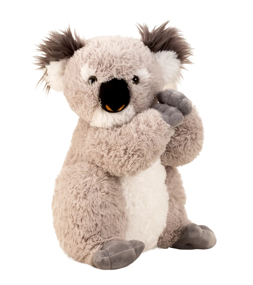 GESCHENKESTADL Koala Bär 40 cm Plüschtier Stofftier Teddy Kuscheltier Koalabär Kuschelbär Grau