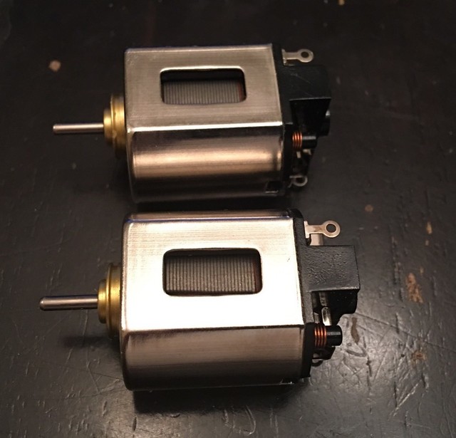 2) Mabuchi Motor Series FT36D Vintage Slot Car 2 Motors Lot Long Shaft