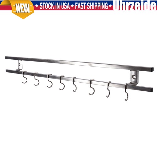 24Inch Magnetic Knife Holder Magnetic Knife Strip with 8 Hooks Powerful Magnetic - Picture 7 of 24