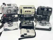 Lot of Film Cameras 35mm Point  Shoot Vintage 10 Cameras USED Untested As Shown