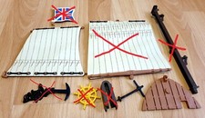 Playmobil Piraten-Schiff Ersatzteile Segel Steuerrad Anker
