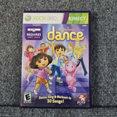 Nickelodeon Dance (Microsoft Xbox 360, 2011)  With Out Manual