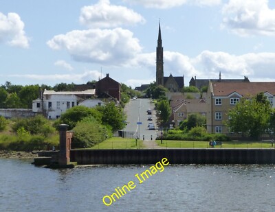 Photo 6x4 Looking up Ellison Street from the River Tyne Hebburn With St A c2014