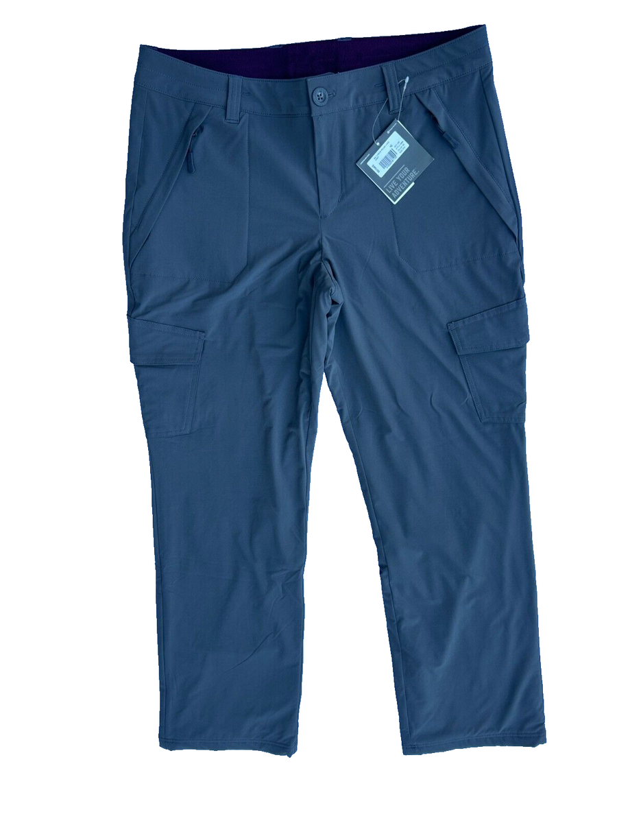 NWT ($99) Eddie Bauer WR Flexion Polar Lined Gray Pants Size 10