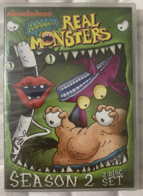 Aaahh!! Real Monsters Season Two DVD 2-Disc Set Nickelodeon Brand New Sealed