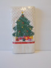 VTG Christmas Tree Paper Guest Towels Napkins...