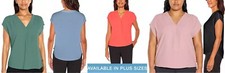 Banana Republic Ladies' Short Sleeve V-Neck Blouse 1764639  1685714 