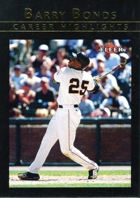 2002 Fleer Barry Bonds Career Highlights #9