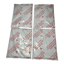 LOT OF 4 Reusable Ice Cold Freezer Gel Packs Refrigerants 10 oz. 7.5”x5.5” Sz A