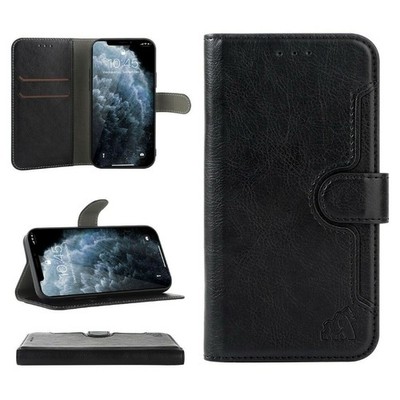 Leder Flip Wallet Ständer Hülle für 17 iPhone Pro Max/16/15/14/13 S25, S24, S23