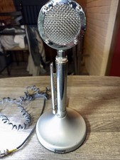 Vintage Astatic D-104 Microphone  T-UG9 Stand Ham Operator CB Radio Untested