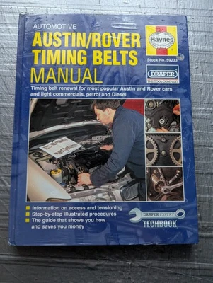*N.O.S* Haynes Austin Rover Timing Belts Manual (1982-1998) - Image 1 of 3