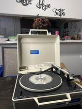 Vintage Emerson Swingmate Automatic Record Player Model A-425 Portable Works