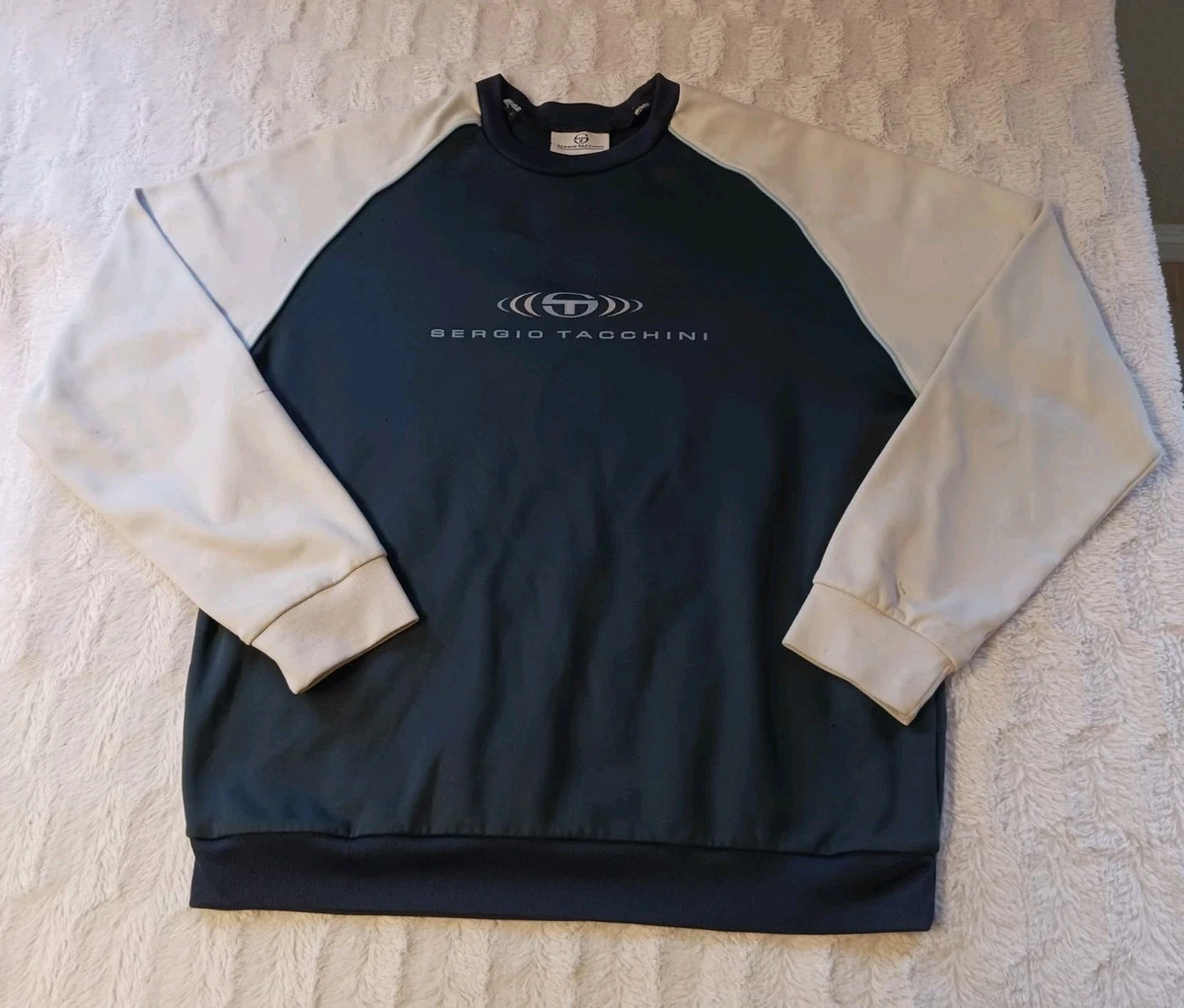 Sergio Tacchini Veste Sportive Sweat-Shirt Avec Zip Homme Taille 50 Homme Sport