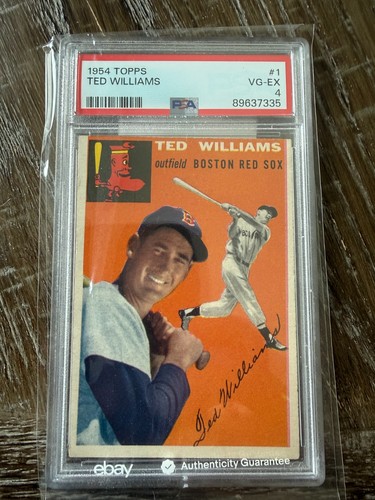 1954 Topps #1 Ted Williams PSA 4