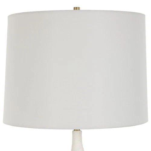 Uttermost Helena Slender White Table Lamp - 36"H, Shade 10"H x 14"Dia - Picture 5 of 7