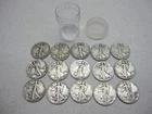 ( Lot Of 15 ) Walking Liberty Half Dollars 90 % Silver
