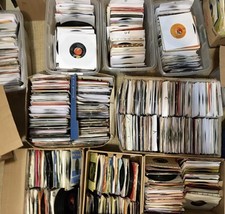 45rpm Records 60s, 70s, 80s ROCK POP Country Soul Vintage Discovery Lot 40 pcs