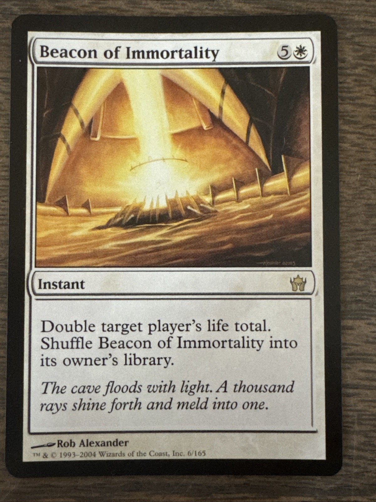 Magic The Gathering Fifth Dawn Beacon of Immortality #6/165 LP