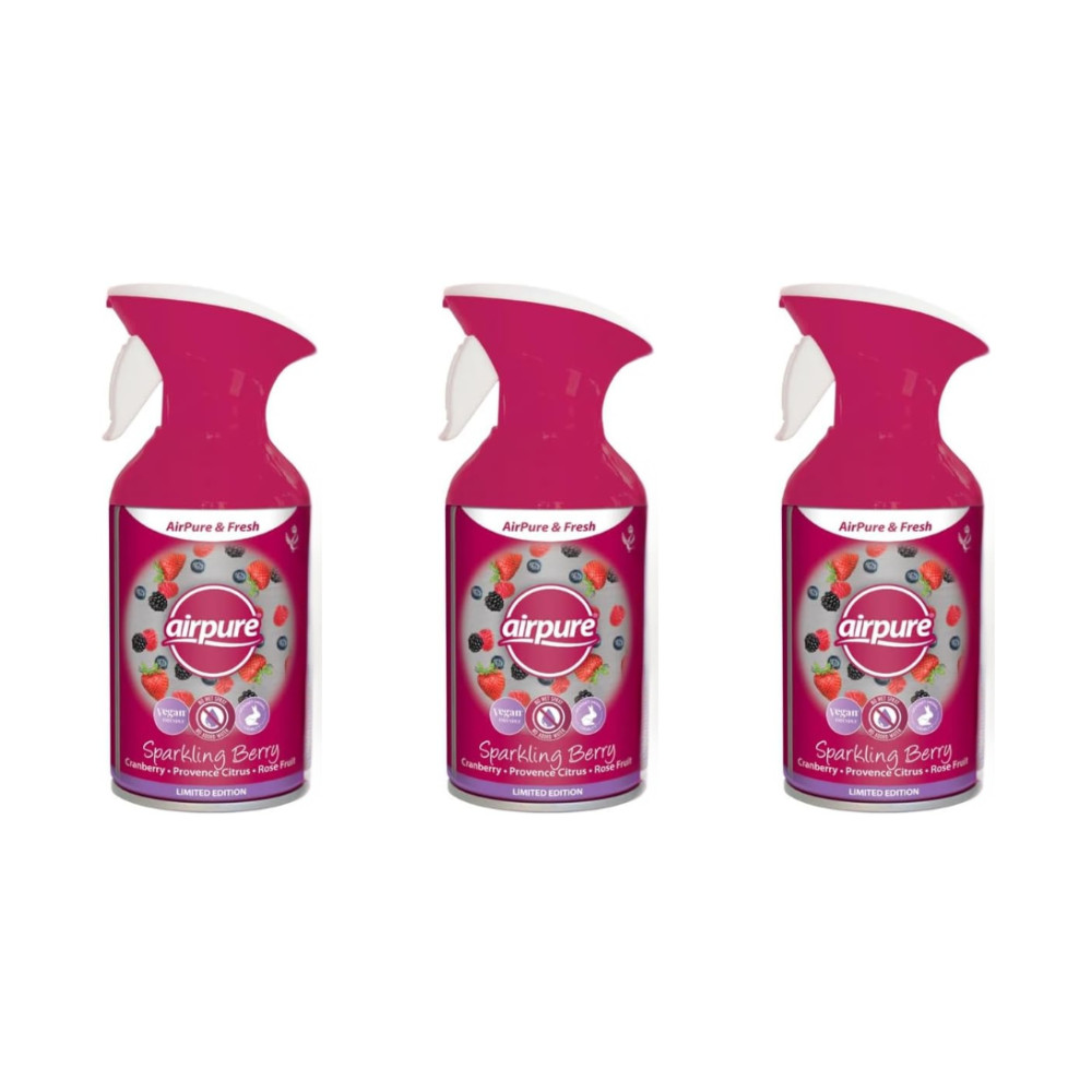 AIRPURE DEEP OUD FRAGRANCE TRIGGER AIR FRESHENER 2x250ml Limited Edition - Image 3