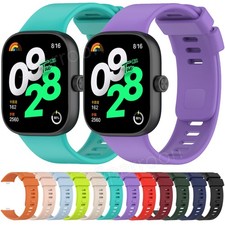Soft Silicone Sport Loop Band Strap For Xiaomi Mi Band 8 9 Pro/Redmi Watch 4 5 6