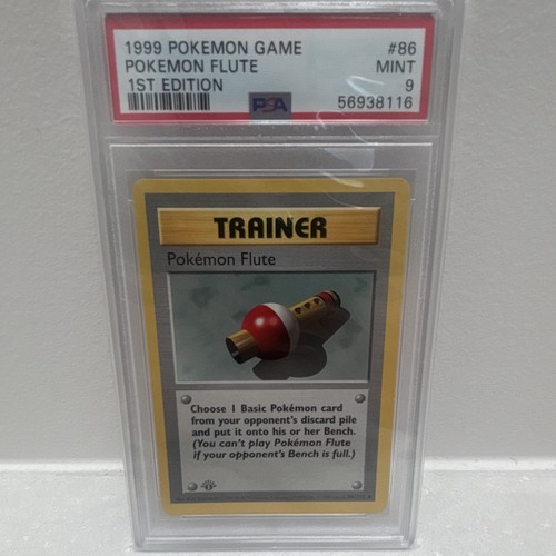Pokémon Flute (1st Edition) graded PSA 9 for sale on eBay