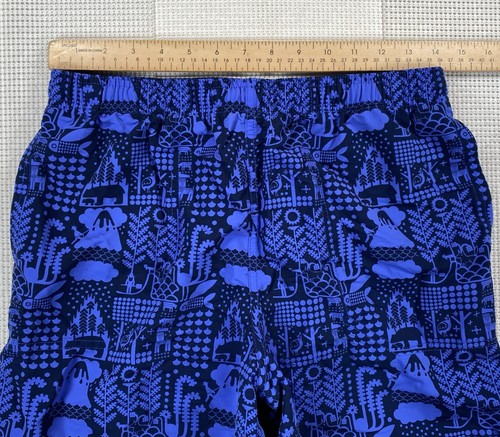 Patagonia Boys XXL Baggies Shorts Lined Mcquail Imperial Blue 8” Inseam - Picture 4 of 7