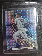 2022 Panini Mosaic #167 Jorge Polanco Silver Mosaic Prizm Nmmt