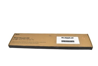 Roku Wall Mount Kit 65RWM Black Hinged TV Bracket Wall Mount For 65in TVs