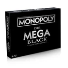 Monopoly - Mega Black Edition - Board Game for Adults and Kids