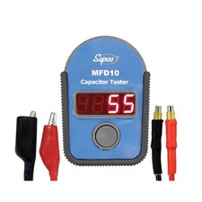 SUPCO MFD10 Digital Capacitor Tester, LED, Case 3AU42