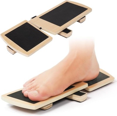 Wooden Foot Stretcher, One-Legged Balance Trainer, Ballet Balance Board, Wooden