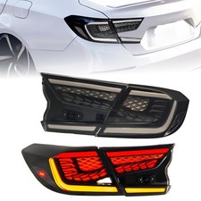 Smoked LED Tail Lights Brake Lamps For 2018-2022 Honda Accord 10th Gen Sedan