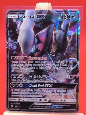 Darkrai GX 88/147 Burning Shadows Ultra Rare Holo Pokemon Card | eBay Darkrai GX 88/147 Burning Shadows Ultra Rare Holo Pokemon Card | eBay