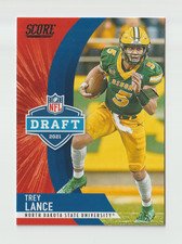 2021 Score NFL Draft #4 Trey Lance - North Dakota State Bison